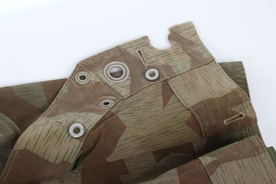 WW2 German Splinter Pattern Camouflaged Poncho, - 9