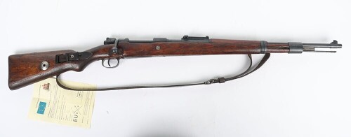 WW2 German K98 Rifle and Sling 'bcd' 1943, Deactivated.