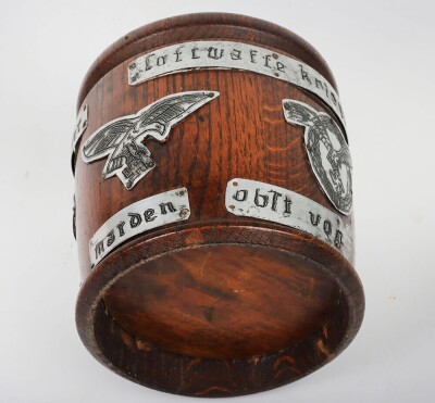 WW2 Luftwaffe Pilots Souvenir Jar of Oberleutnant Franz von Werra. - 7