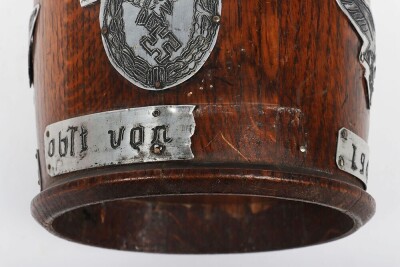 WW2 Luftwaffe Pilots Souvenir Jar of Oberleutnant Franz von Werra. - 8