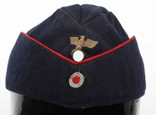 WW2 German Postal Workers Overseas / Side Cap