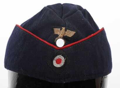 WW2 German Postal Workers Overseas / Side Cap