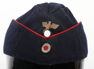 WW2 German Postal Workers Overseas / Side Cap