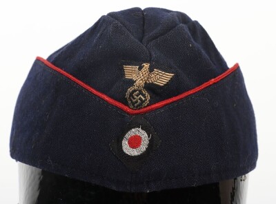 WW2 German Postal Workers Overseas / Side Cap - 2