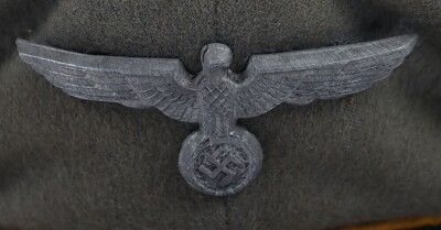 WW2 German Cavalry Officers Peaked Cap - 4