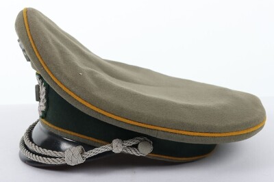 WW2 German Cavalry Officers Peaked Cap - 7
