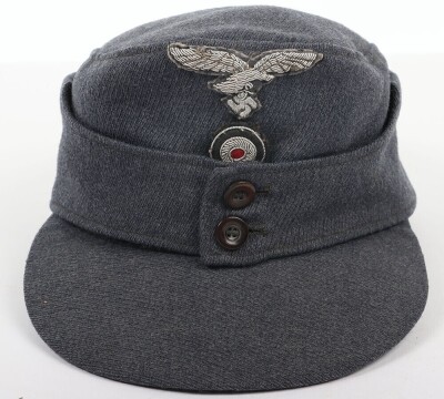 WW2 German Luftwaffe Officers M-43 Field Cap - 2