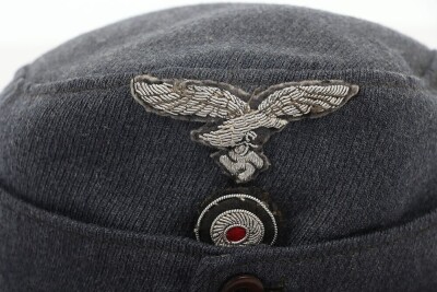 WW2 German Luftwaffe Officers M-43 Field Cap - 3