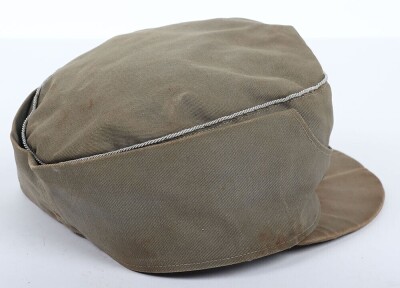 Scarce Italian Made Waffen-SS Officers M-43 Field Cap - 6