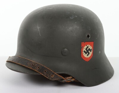 Waffen-SS Double Decal Steel Combat Helmet - 4