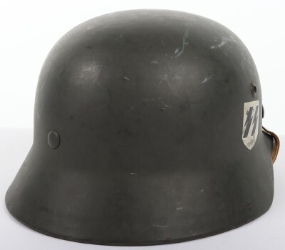 Waffen-SS Double Decal Steel Combat Helmet - 10