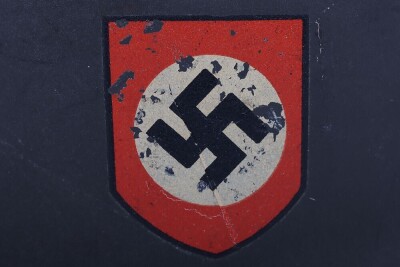 Waffen-SS Double Decal Steel Combat Helmet - 15