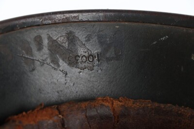 WW2 German Waffen-SS Single Decal Steel Combat Helmet - 11