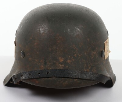 WW2 German Armed Forces M-42 USA Post Home Steel Helmet - 5