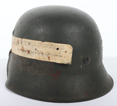 WW2 German Armed Forces M-42 USA Post Home Steel Helmet - 10