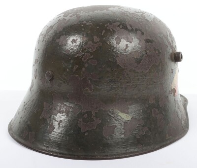 WW2 German Army M-18 Transitional Double Decal Steel Helmet. - 8