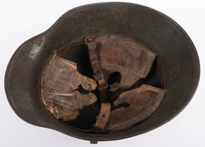 WW2 German Army M-18 Transitional Double Decal Steel Helmet. - 9