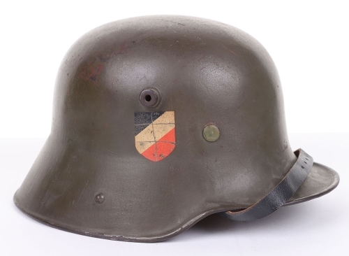 WW2 German Army M-18 Tranistional Double Decal Steel Helmet