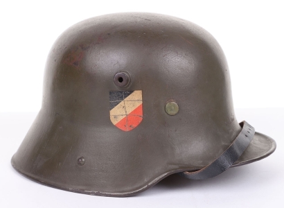 WW2 German Army M-18 Tranistional Double Decal Steel Helmet