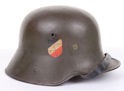 WW2 German Army M-18 Tranistional Double Decal Steel Helmet