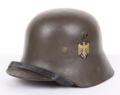 WW2 German Army M-18 Tranistional Double Decal Steel Helmet - 3