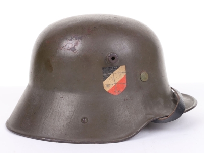 WW2 German Army M-18 Tranistional Double Decal Steel Helmet - 7