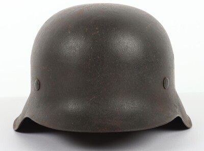 WW2 German Army (Heer) M-42 Steel Combat Helmet - 3