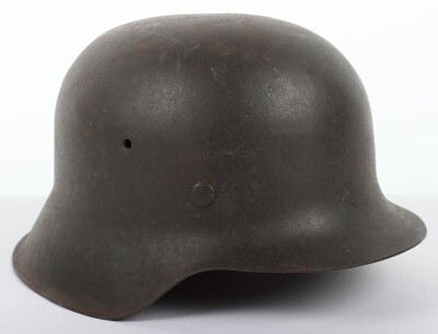 WW2 German Army (Heer) M-42 Steel Combat Helmet - 4