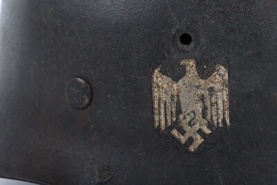 WW2 German Army (Heer) M-42 Steel Combat Helmet - 7