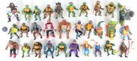 Collection of 1980s & 90s Vintage playmates Teenage Mutant Ninja Turtles figures