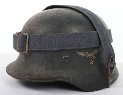 WW2 German Luftwaffe Steel Combat Helmet - 2