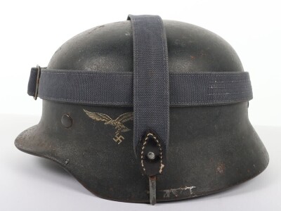 WW2 German Luftwaffe Steel Combat Helmet - 3