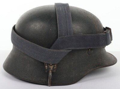 WW2 German Luftwaffe Steel Combat Helmet - 7