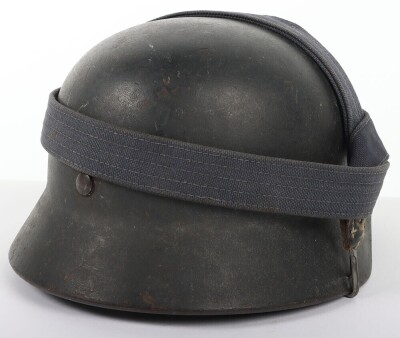 WW2 German Luftwaffe Steel Combat Helmet - 8
