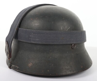 WW2 German Luftwaffe Steel Combat Helmet - 9