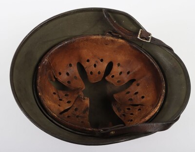 WW2 German Armed Forces Camouflaged Steel Combat Helmet - 10