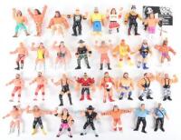 Quantity of Vintage 1990s Hasbro and Galoob WWF WCW Wrestling figures