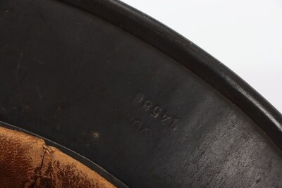 WW2 German M40 Steel Combat Helmet, Late War 'No Decal' Rear Stamp Quist. - 10