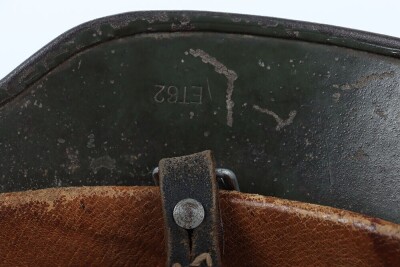 WW2 German M35 Single Decal 'Heer' Steel Combat Helmet. - 11