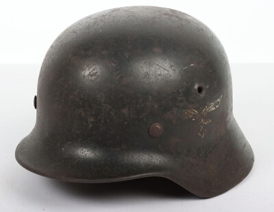 WW2 German Luftwaffe M-40 Steel Combat Helmet - 2