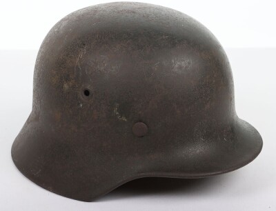 WW2 German Luftwaffe M-40 Steel Combat Helmet - 4