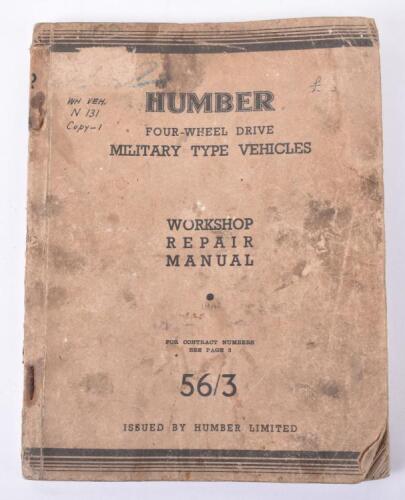 WW2 Humber Manual