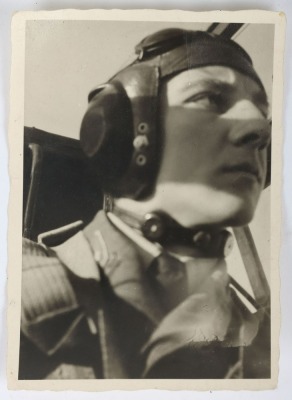 WW2 German Luftwaffe Summer Pattern Netted Flying Helmet LKpN-101 - 7
