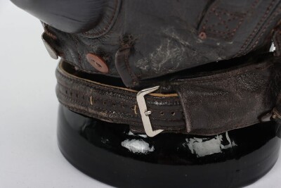 WW2 German Luftwaffe LKpW101 Leather Flying Helmet - 5