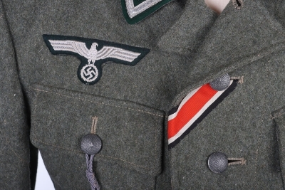 WW2 German Army M36 Mountain Troopers (Gebirgsj&auml;ger) Oberfeldwebel Combat Tunic - 3