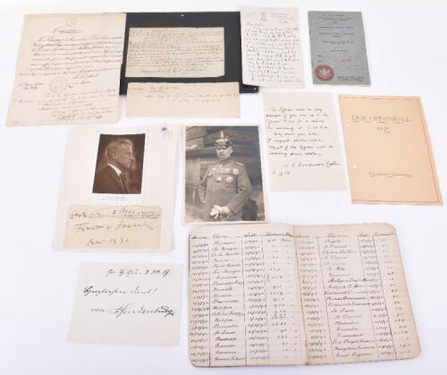 Mixed Military and Civil Ephemera