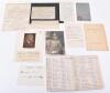 Mixed Military and Civil Ephemera