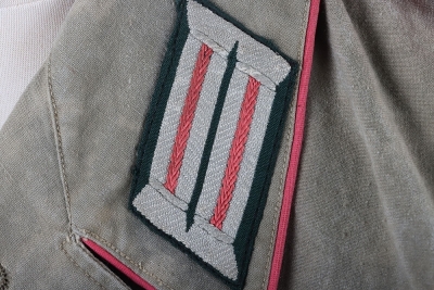 WW2 German Army Summer Weight Panzerjager Officers Combat Tunic - 8
