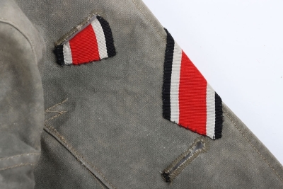 WW2 German Army Summer Weight Panzerjager Officers Combat Tunic - 16