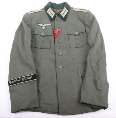 WW2 German Army Grossdeutschland Officers Combat Tunic - 2